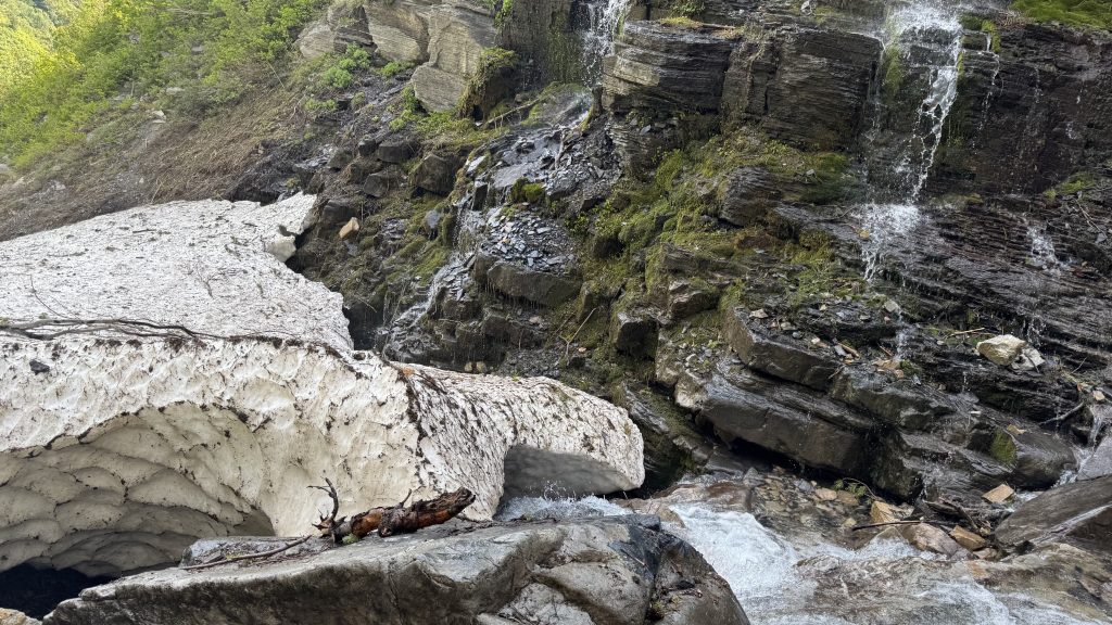 Snow Bridge on Mt. Timpanogos