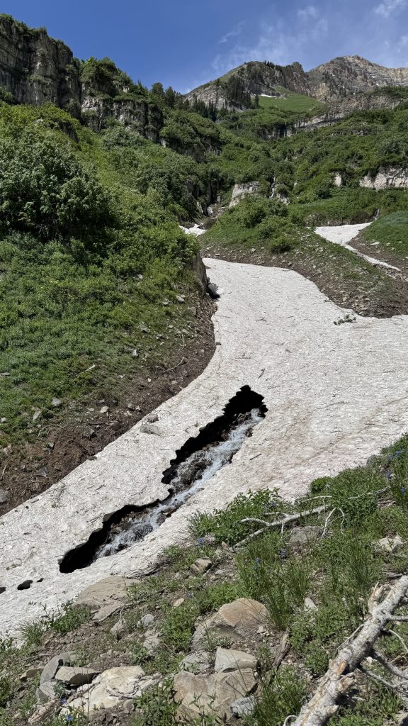 Snow Bridge on Mt. Timpanogos