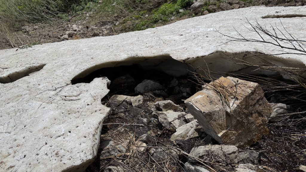 Snow Bridge on Mt. Timpanogos