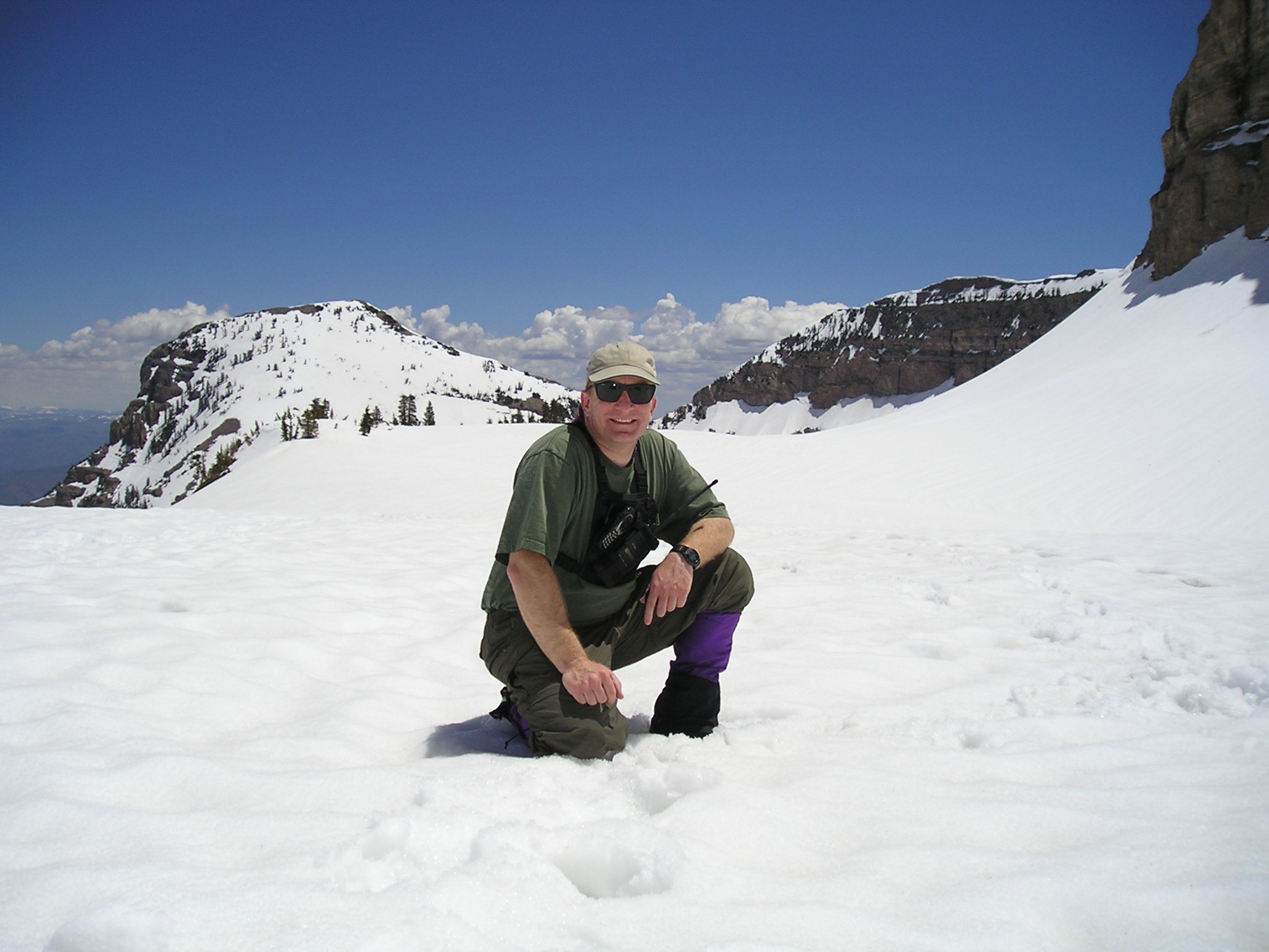 Mark Gerberding on snow