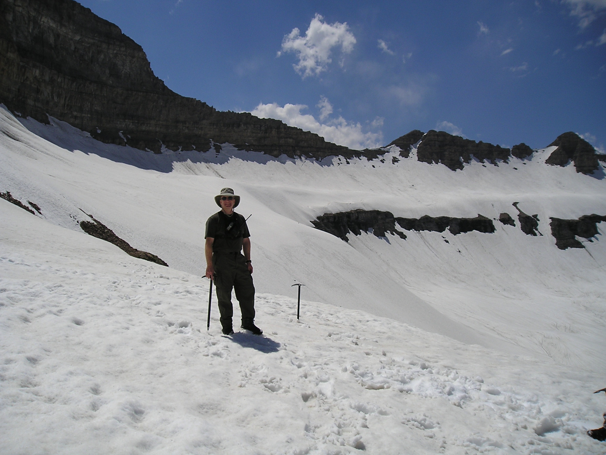 TERT members on snow