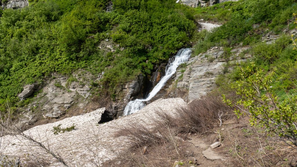 Snow Bridge on Mt. Timpanogos
